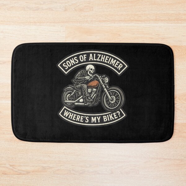 Item preview, Sons Alzheimer Biker Skeleton Humor designed and sold by k3rstman1.