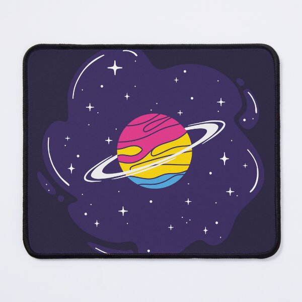 Item preview, Pansexual Flag Planet – Subtle LGBTQ+ Pride for Everyday Wear designed and sold by SafeSpace-co.