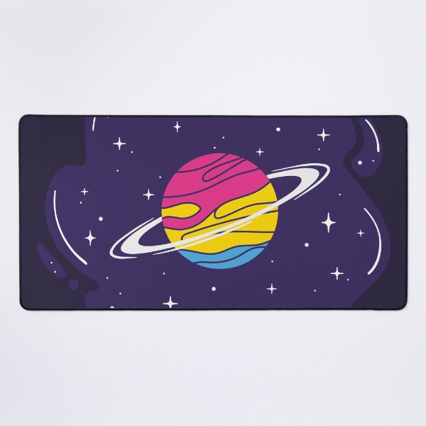 Item preview, Pansexual Flag Planet – Subtle LGBTQ+ Pride for Everyday Wear designed and sold by SafeSpace-co.