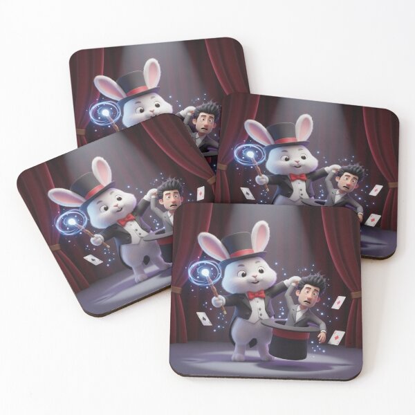 Aperçu de l'œuvre Bunny le magicien créée et vendue par prashant art factory ✅️.