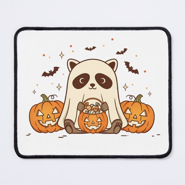 Item preview, Cute Ghost Raccoon Funny Halloween Raccoon Lovers designed and sold by thebest-2studio.