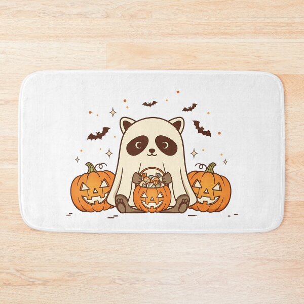 Item preview, Cute Ghost Raccoon Funny Halloween Raccoon Lovers designed and sold by thebest-2studio.