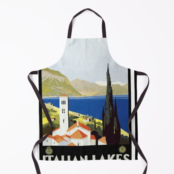 Item preview, Vintage Art Deco Italian Lakes Travel Poster | ENIT | Classic 1920s 1930s Style | Italy Lake Como & Garda Decor designed and sold by artofuniverse.
