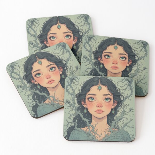Item preview, Enchanted Thorn Maiden Art designed and sold by Eden Underground Radio (Official Merch).