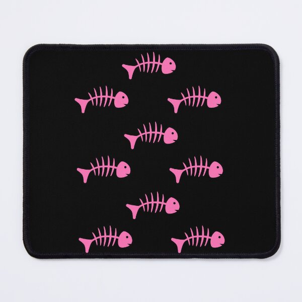 Item preview, Cute Halloween Fish Skeleotn, Fishbone, Pink skeleton, halloween skeleton fishbone, designed and sold by KolorellaS.