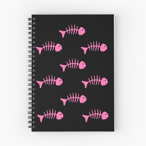 Item preview,    Cute Halloween Fish Skeleotn,  Fishbone, Pink skeleton, halloween skeleton fishbone,  designed and sold by KolorellaS.