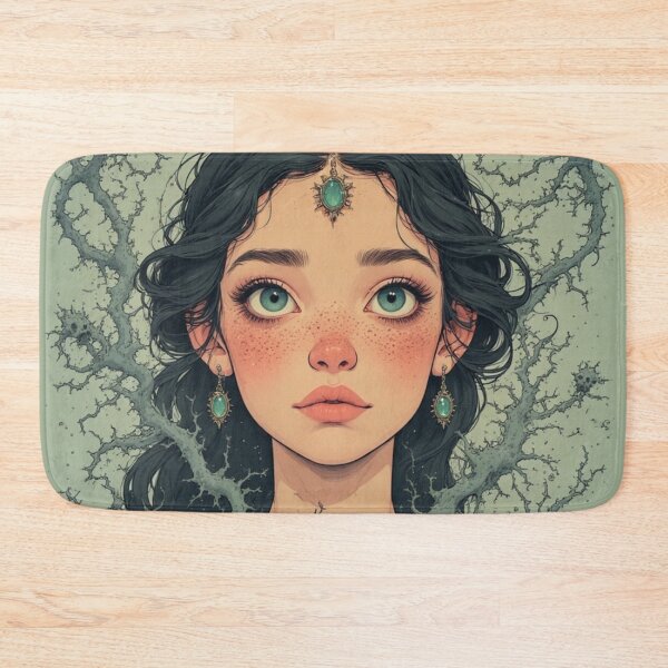 Item preview, Enchanted Thorn Maiden Art designed and sold by Eden Underground Radio (Official Merch).