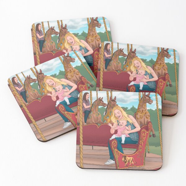 Item preview, Golden Moments on the Carousel: Digitally enhanced illustration designed and sold by David Patterson.