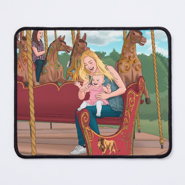 Item preview, Golden Moments on the Carousel: Digitally enhanced illustration designed and sold by David Patterson.