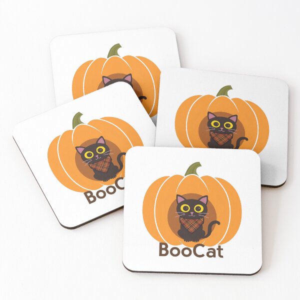 Item preview, BooCat – Cute Halloween Cat in Pumpkin Design designed and sold by Designynatalii.