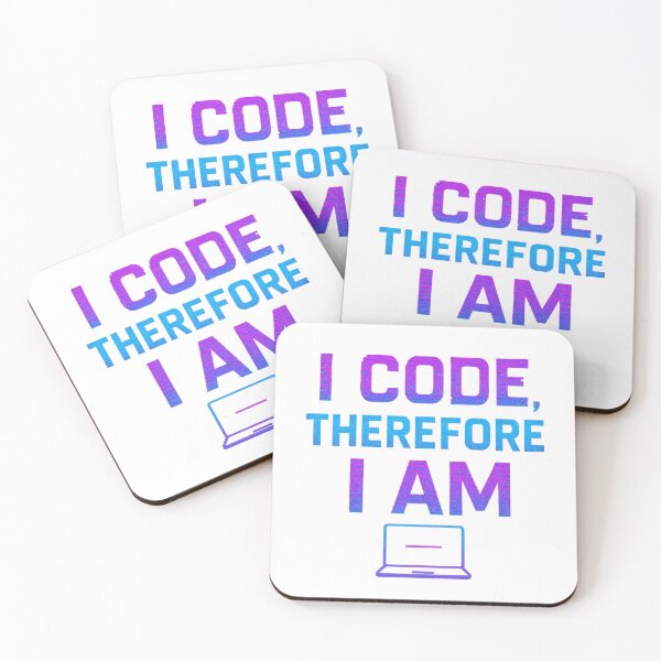 Item preview, Programmer - I code therefore I am designed and sold by PROJEKT CERTPRO.