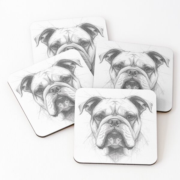 Item preview, Bulldog Drawing designed and sold by Leon Woods Pencil Art.