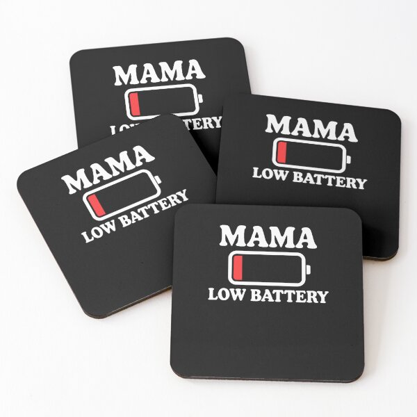Item preview, Mama Low Battery Funny Mom Tired Mother Humor designed and sold by snowry.