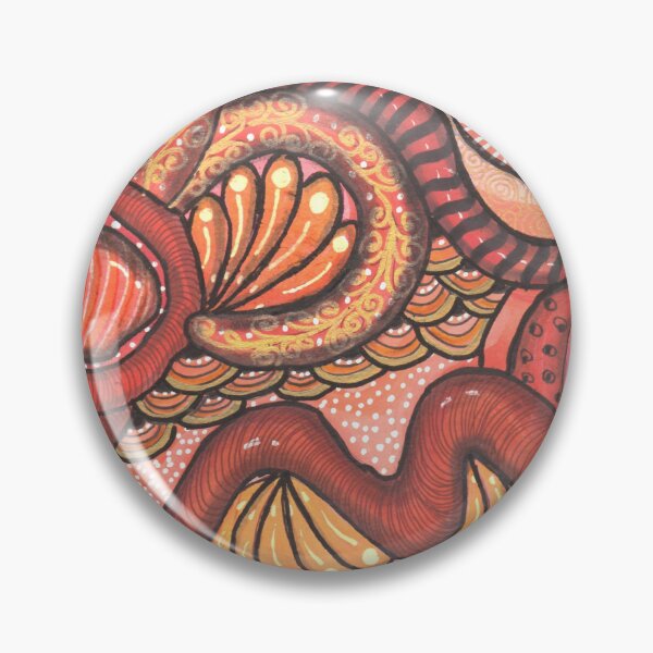 Item preview, Warm Deep Autumn Garden - Abstract Fall Colors designed and sold by ColorWander.