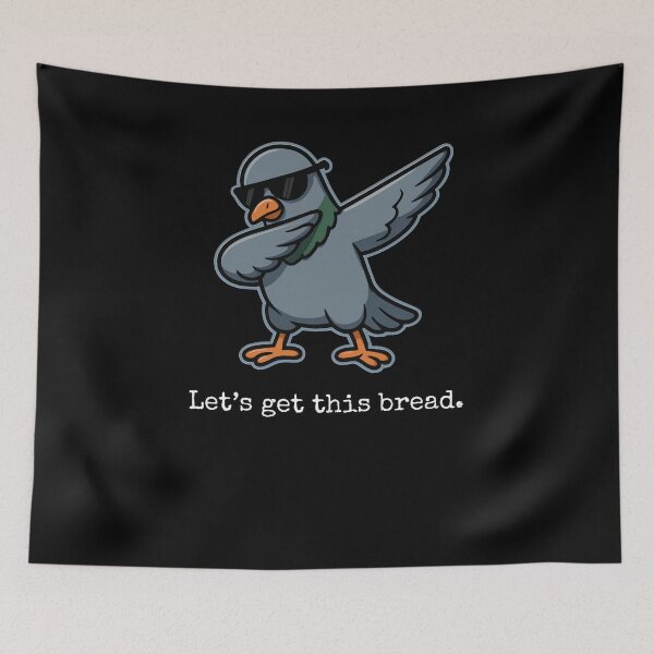 Item preview, Lets Get This Bread dabbing Pigeon Funny pun designed and sold by snowry.