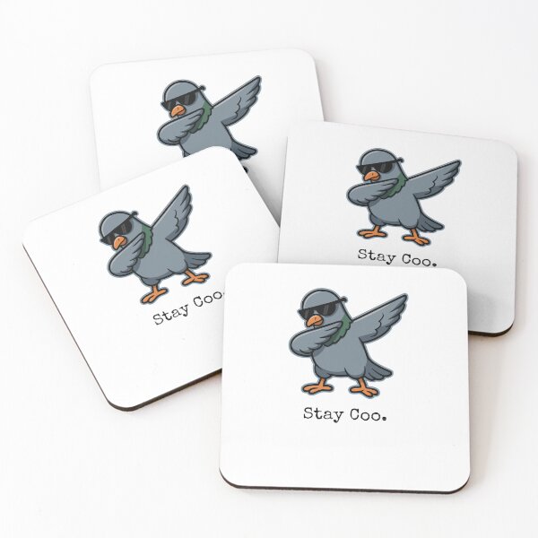Item preview, Stay Coo. dabbing Pigeon Funny pun designed and sold by snowry.