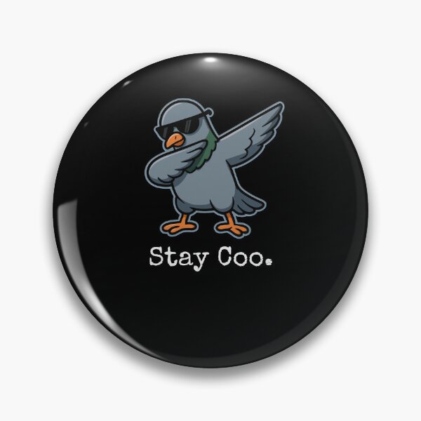 Item preview, Stay Coo. dabbing Pigeon Funny pun designed and sold by snowry.