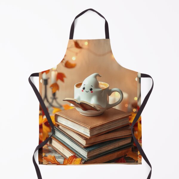 Item preview, Spooky Cute Book Ghost Autumn Reading T-Shirt designed and sold by ArmaanArts.