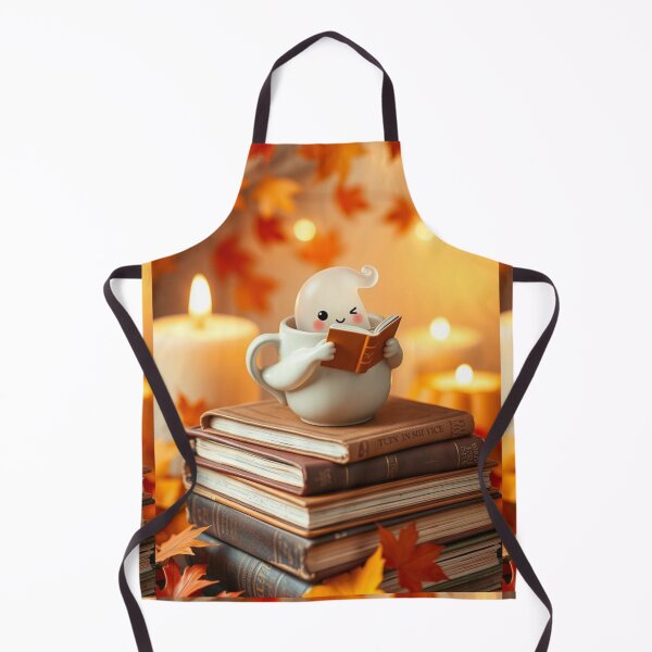 Item preview, Autumn Ghost Reading Coffee Mug Aesthetic T-Shirt designed and sold by ArmaanArts.