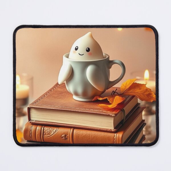 Item preview, Reading Ghost in Mug Cozy Fall Halloween Book Lover T-Shirt designed and sold by ArmaanArts.
