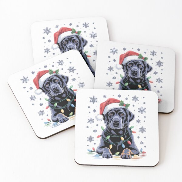 Item preview, Black Lab Labrador Christmas Tree Light Dog Xmas designed and sold by RansomFlatley.