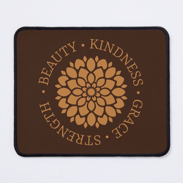 Item preview, Dahlia Flower Meaning in Caramel designed and sold by Rachel Dash-Williams Creative.
