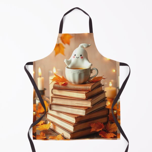 Item preview, Cute Ghost Reading Coffee Mug Autumn Book Lover T-Shirt designed and sold by ArmaanArts.