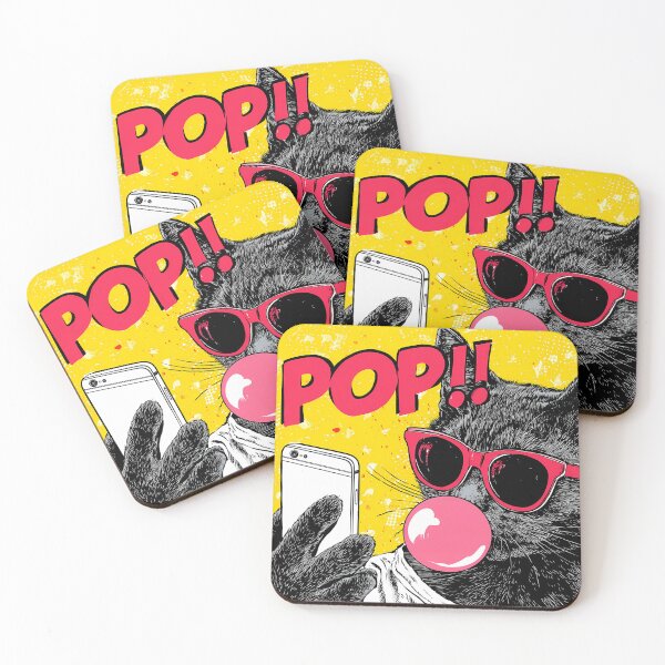 Item preview, A POP CAT WITH A SMARTPHONE designed and sold by infinitearte.