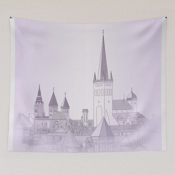 Item preview, Tallinn City Minimalist Line Art | Estonia designed and sold by TravelWish.