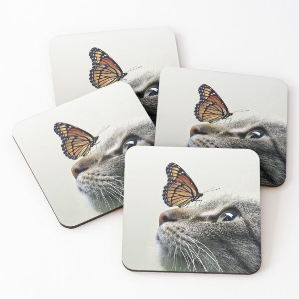Item preview, Cat Butterfly Color designed and sold by Lagom-Grafisk.