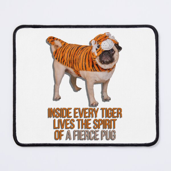 Item preview, Diego the Pug - Tiger Costume - Fierce Pug - Spooky Time Collection designed and sold by 9VoltGorilla.