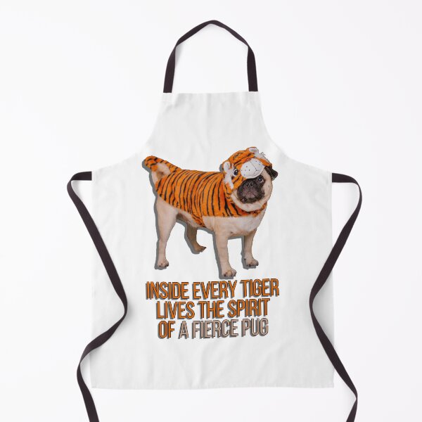 Item preview, Diego the Pug - Tiger Costume - Fierce Pug - Spooky Time Collection designed and sold by 9VoltGorilla.