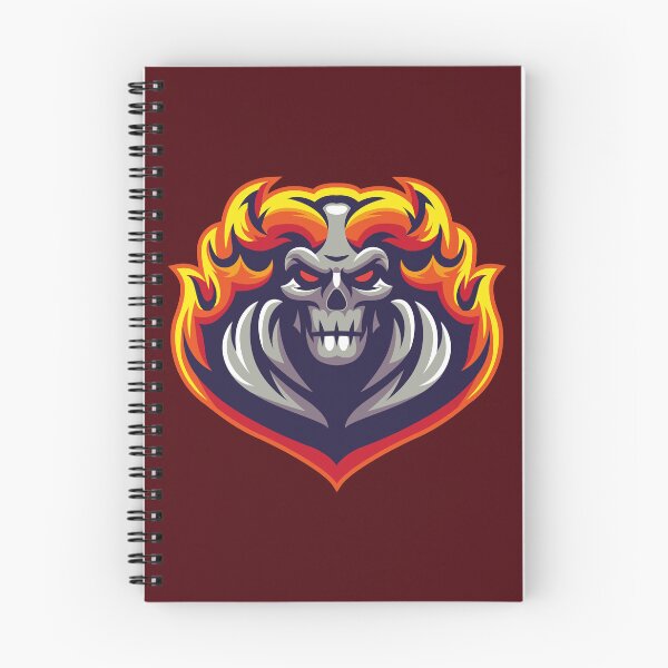 Item preview, Fire Skull | Flaming Skull Artwork & E-Sport Logo Design designed and sold by MerlinWear.
