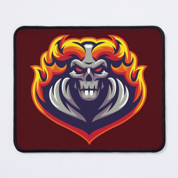 Item preview, Fire Skull | Flaming Skull Artwork & E-Sport Logo Design designed and sold by MerlinWear.