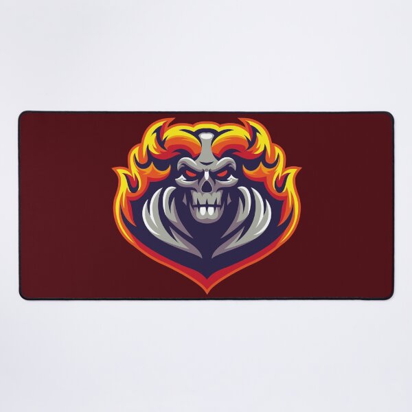 Item preview, Fire Skull | Flaming Skull Artwork & E-Sport Logo Design designed and sold by MerlinWear.