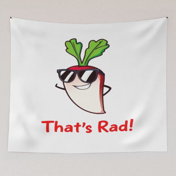 Item preview, That’s Rad! Radish Pun Shirt designed and sold by CMdigit.