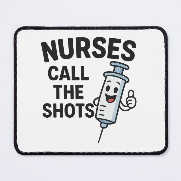 Item preview, Nurses call the shots designed and sold by PROJEKT CERTPRO.