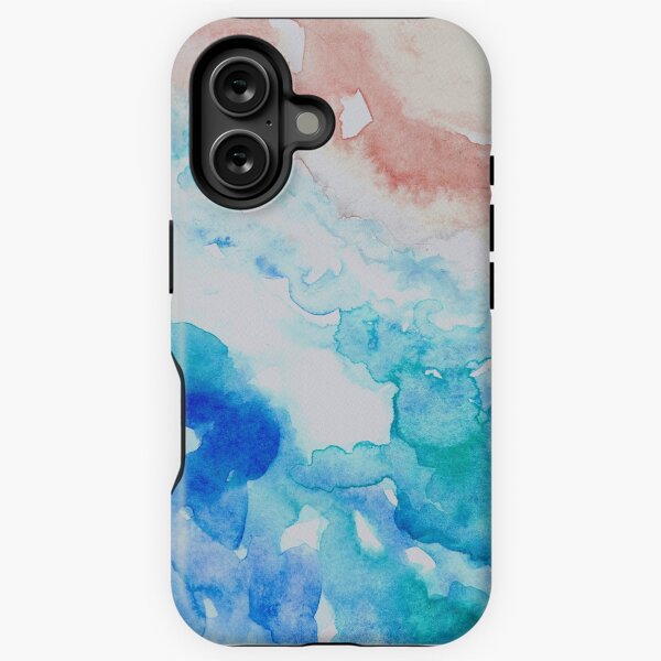 Item preview, Seaside abstract watercolor designed and sold by GingerMuse.