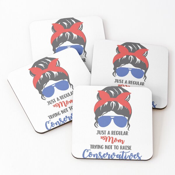 Item preview, Just a Regular Mom Trying Not to Raise Conservatives designed and sold by ToyoTees.
