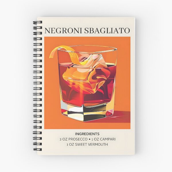 Item preview, Negroni Sbagliato Cocktail Art designed and sold by ComanCalcos.