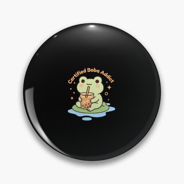 Item preview, Certified Boba Addict -Kawaii Froggy  designed and sold by Artistusha.