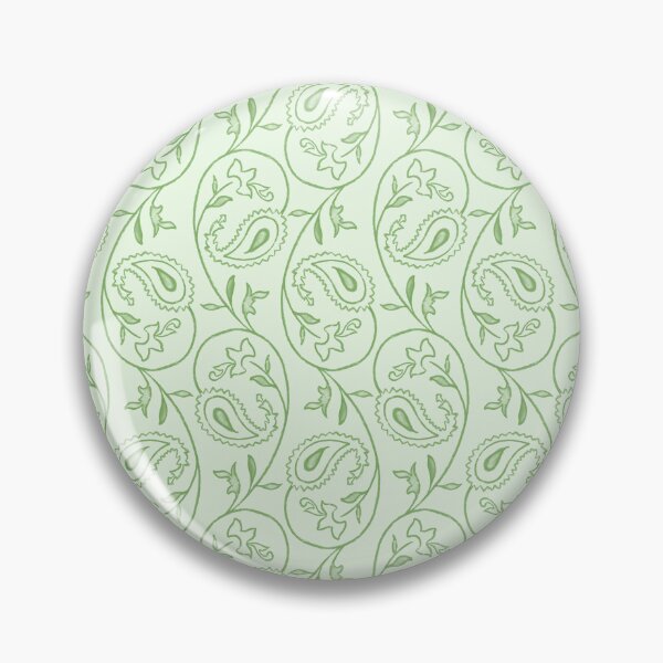 Item preview, Pretty Sage Green Paisley Pattern Design designed and sold by JulieSouster.