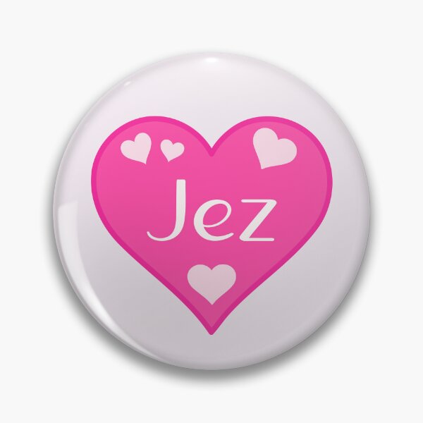 Item preview, Jez Name Pink Heart  designed and sold by Jeallan Designs.
