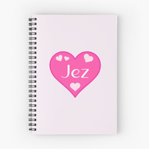 Item preview, Jez Name Pink Heart  designed and sold by Jeallan Designs.