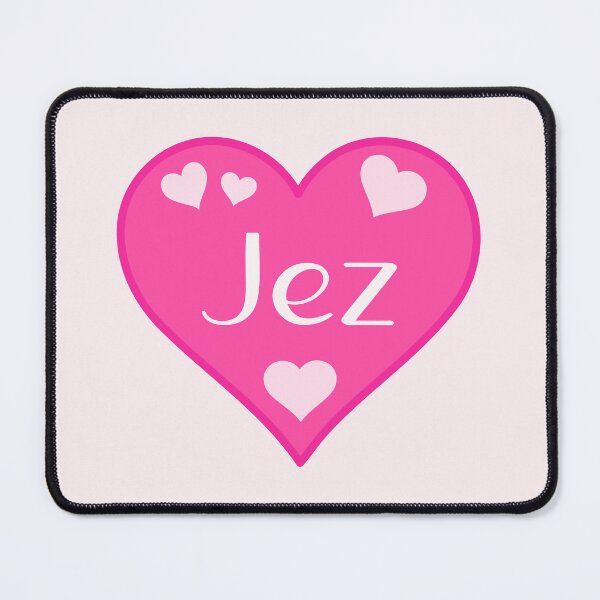 Item preview, Jez Name Pink Heart designed and sold by Jeallan Designs.