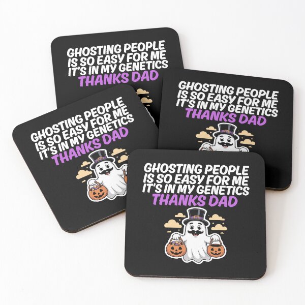 Item preview, Ghosting People Is in My Genetics Funny Halloween Ghost Design designed and sold by CharismaSklep.