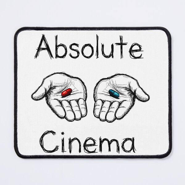 Item preview, Absolute Cinema – Red Pill or Blue Pill Sketch Art designed and sold by WallaceSilvaART.