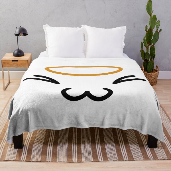 Item preview, Cute kawaii excited uwu angel face designed and sold by BlushyPrint.
