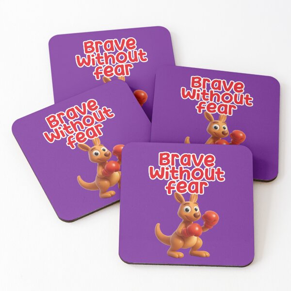 Item preview, Brave without fear, boxing kangaroo designed and sold by Mauswohn.
