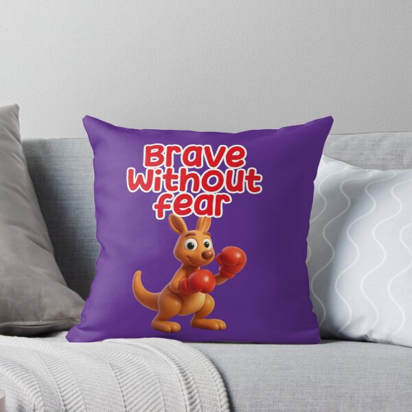 Item preview, Brave without fear, boxing kangaroo designed and sold by Mauswohn.